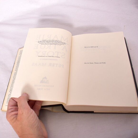 MARIE: A TRUE STORY By Peter Maas - Hardcover  Dust Jacket - Picture 4 of 9